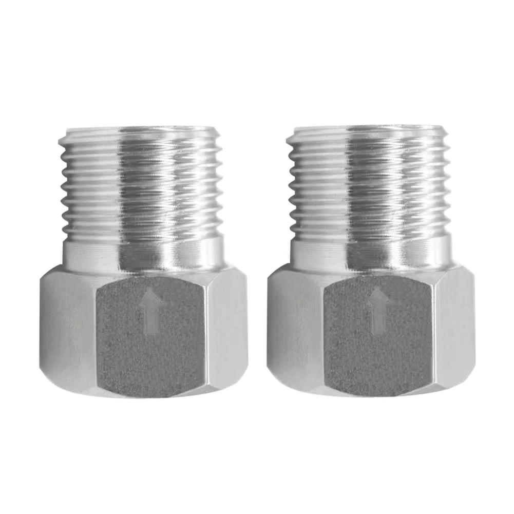 Stainless Steel 1/2 Inch Female to 1/2 Inch Male Check Valve One Way Non Return Water Backflow Preventer, Heavy Duty Set of 2
