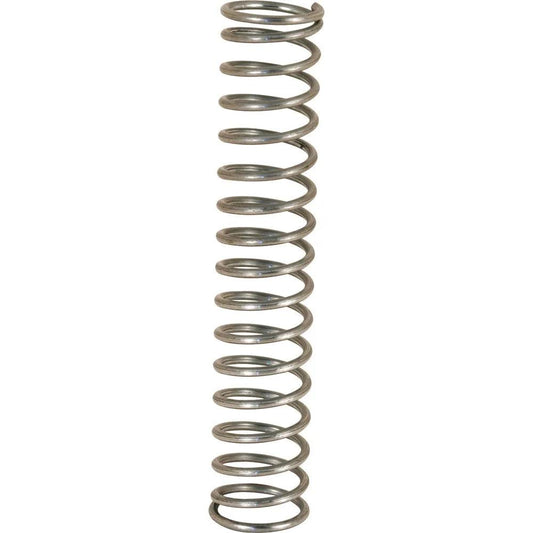 Heavy Duty Compression Spring 0.051 Inch Wire 9/16 Inch Outside Diameter 3 Inch Length Spring Steel Construction Nickel Plated Finish 2 Pack