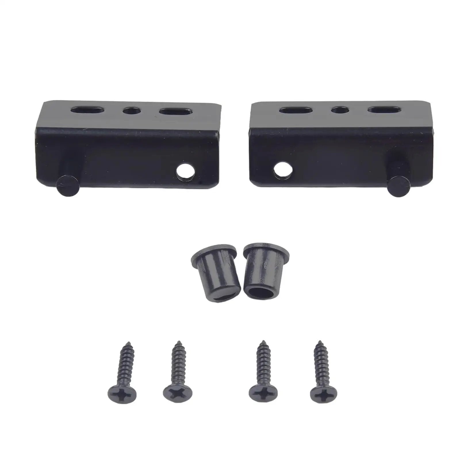 2 Pack Heavy Duty Hidden Pivot Door Hinges With Bushing For Wooden Doors Drawers Cabinets Wardrobe Closets And Furniture Hardware Black Finish