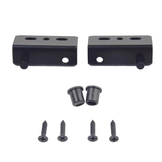 2 Pack Heavy Duty Hidden Pivot Door Hinges With Bushing For Wooden Doors Drawers Cabinets Wardrobe Closets And Furniture Hardware Black Finish