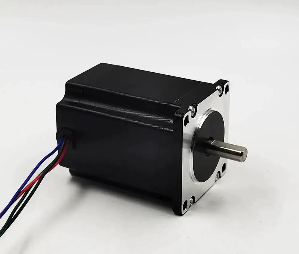 Nema 23 Stepper Motor 2.8A 1.9Nm 8mm Shaft 76mm Length for CNC Mills and Lathes 1.8 Degree Step Angle 269ozIn Holding Torque