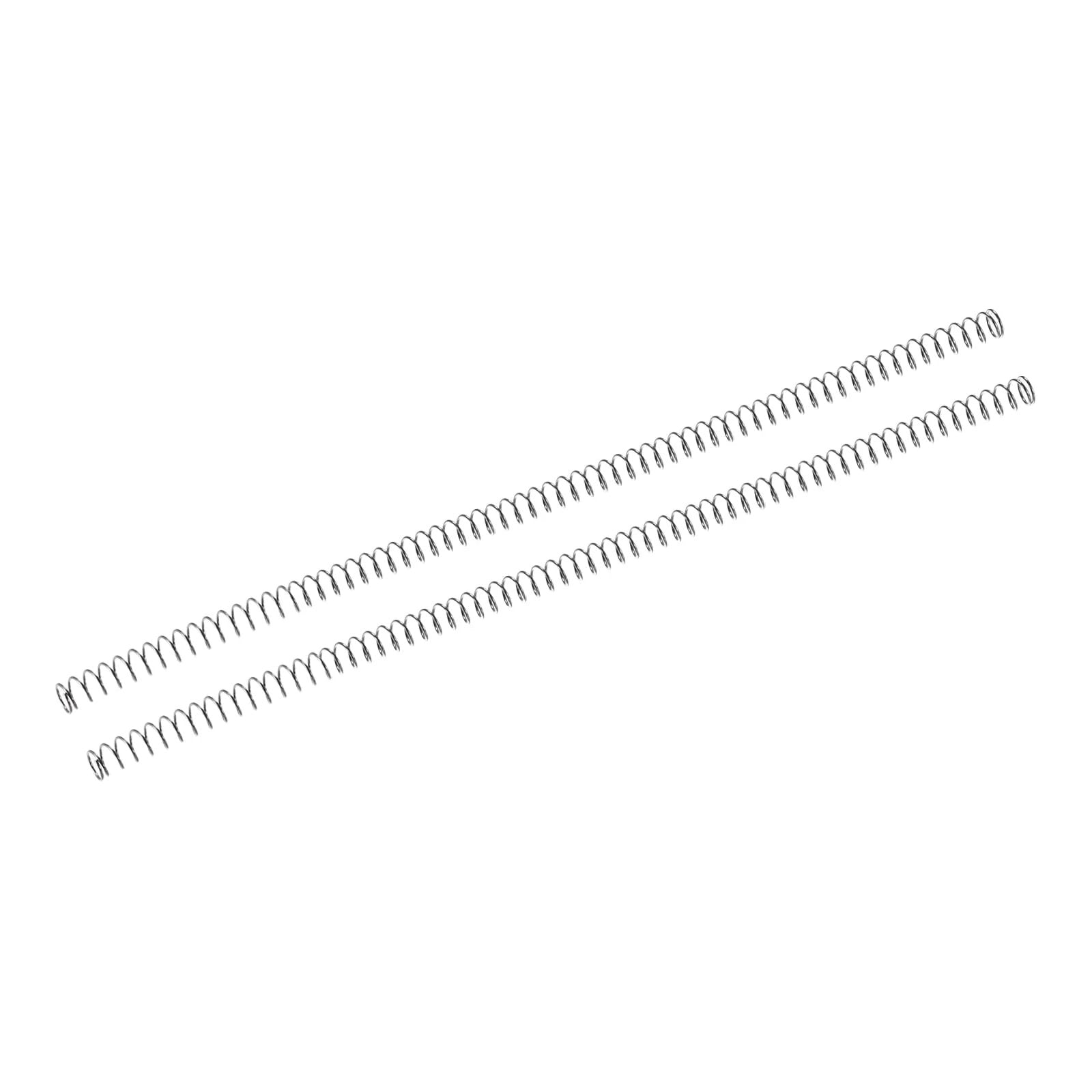 Heavy Duty Extension Spring Set For Home And DIY Repairs With 8mm Outer Diameter And 305mm Free Length In 304 Stainless Steel Two Pack Silver Tone METALLIXITY