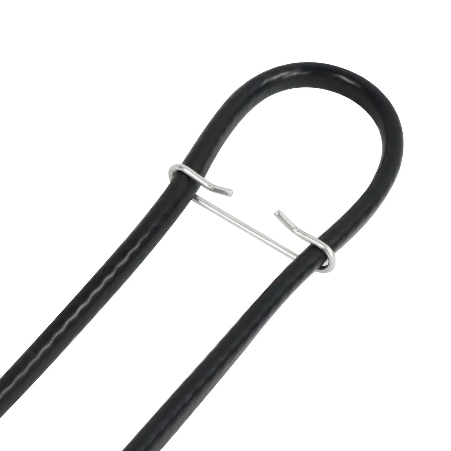 Roof De Icing Heating Cable Clip Spacer Kit With Aluminum Hooks For Installing Heat Tape 25 Pack in use on cable
