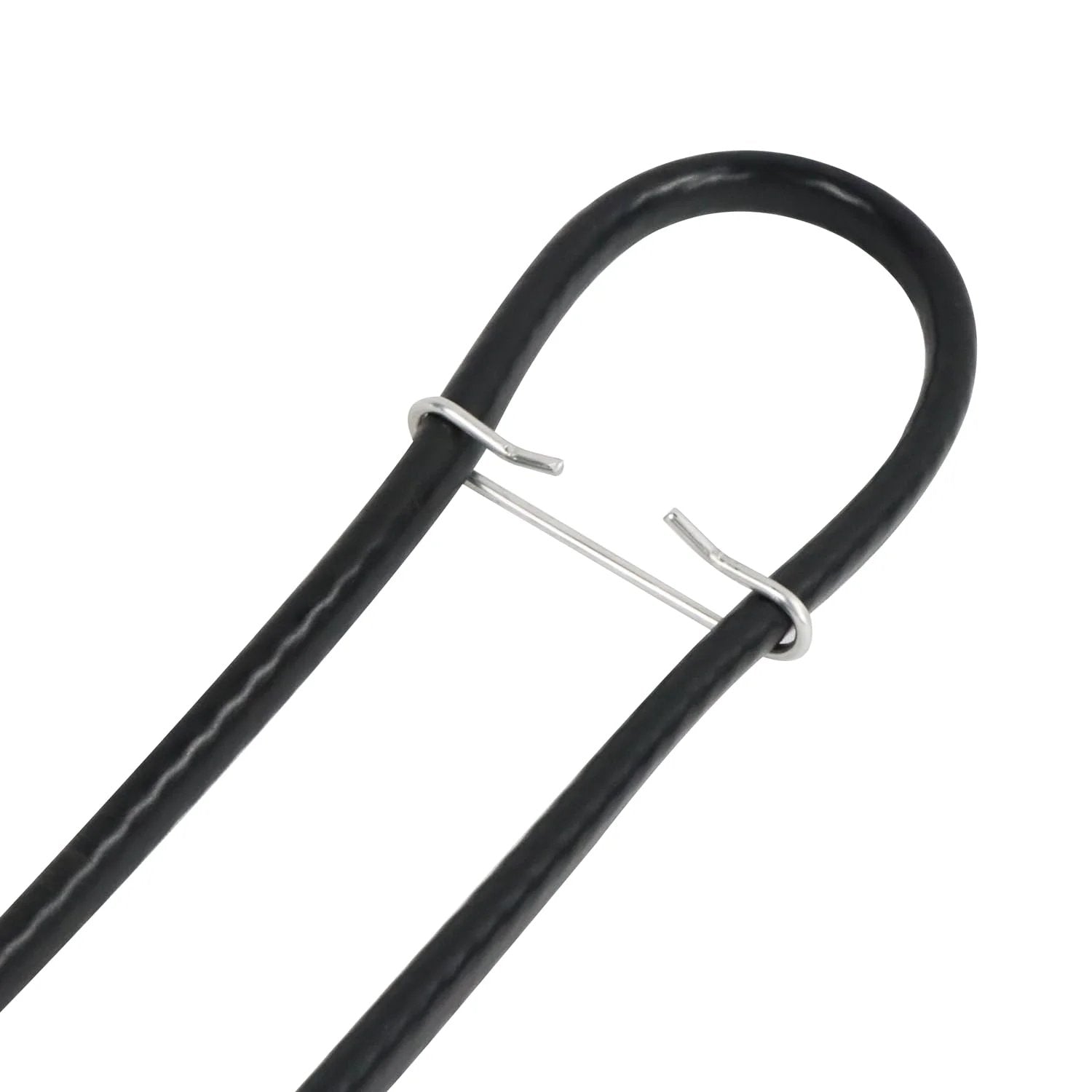 Roof De Icing Heating Cable Clip Spacer Kit With Aluminum Hooks For Installing Heat Tape 25 Pack in use on cable