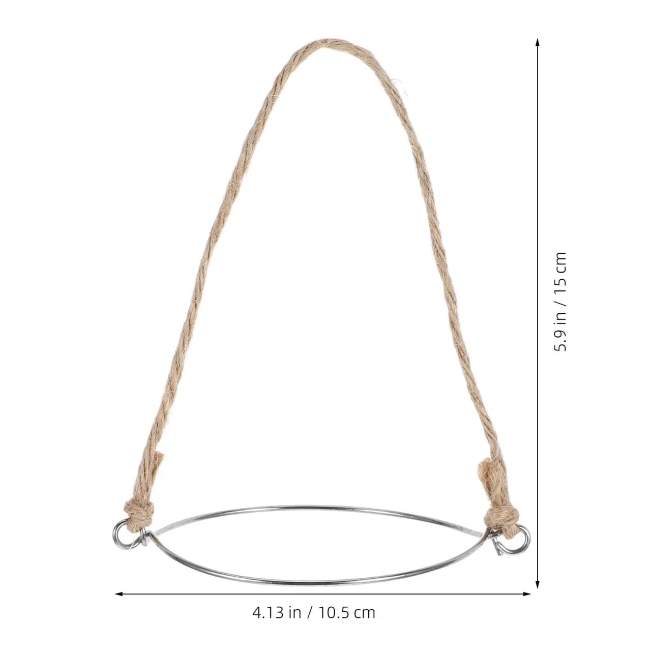 5 Pcs Metal Jar Handles And Wire Hangers For Mason Jars With Universal Hemp Rope Easy To Attach No Tools Required DIY Projects