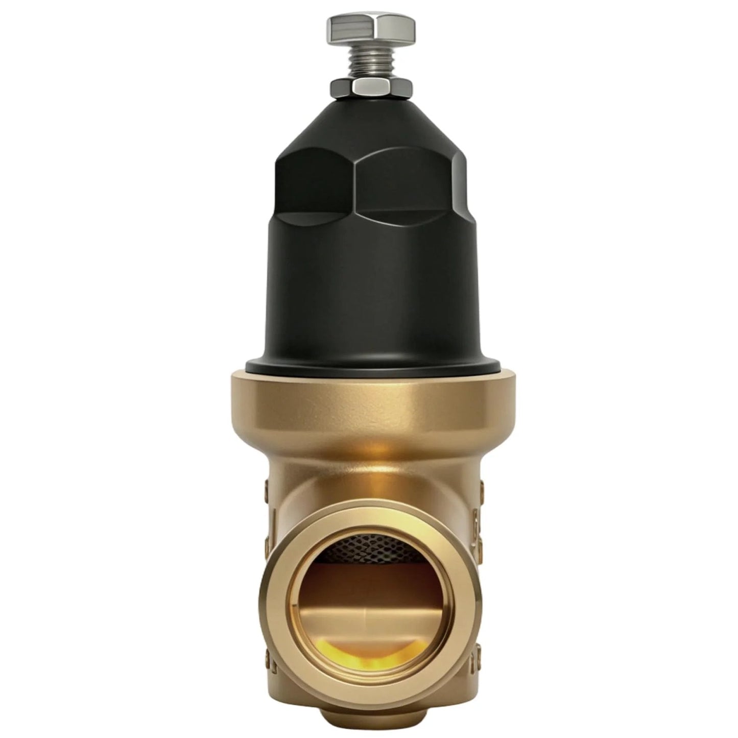 Water Pressure Reducing Valve 1 Inch NR3XLDU With Double Union FNPT Connection For Home And Commercial Use Durable Bronze Body