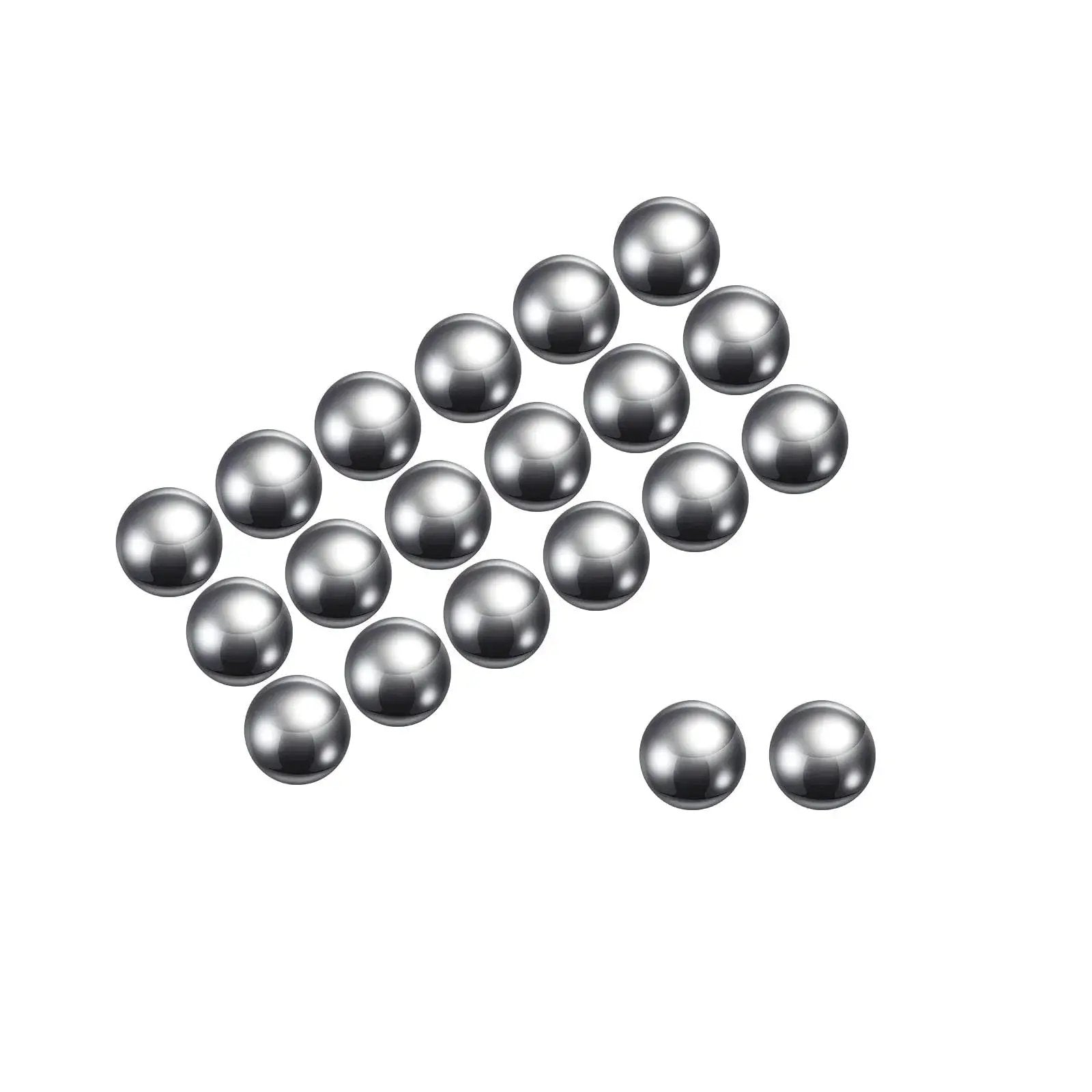 Six Millimeter Precision Balls 304 Stainless Steel 20 Pack for bearings, turntables, and drawers; durable and corrosion-resistant.