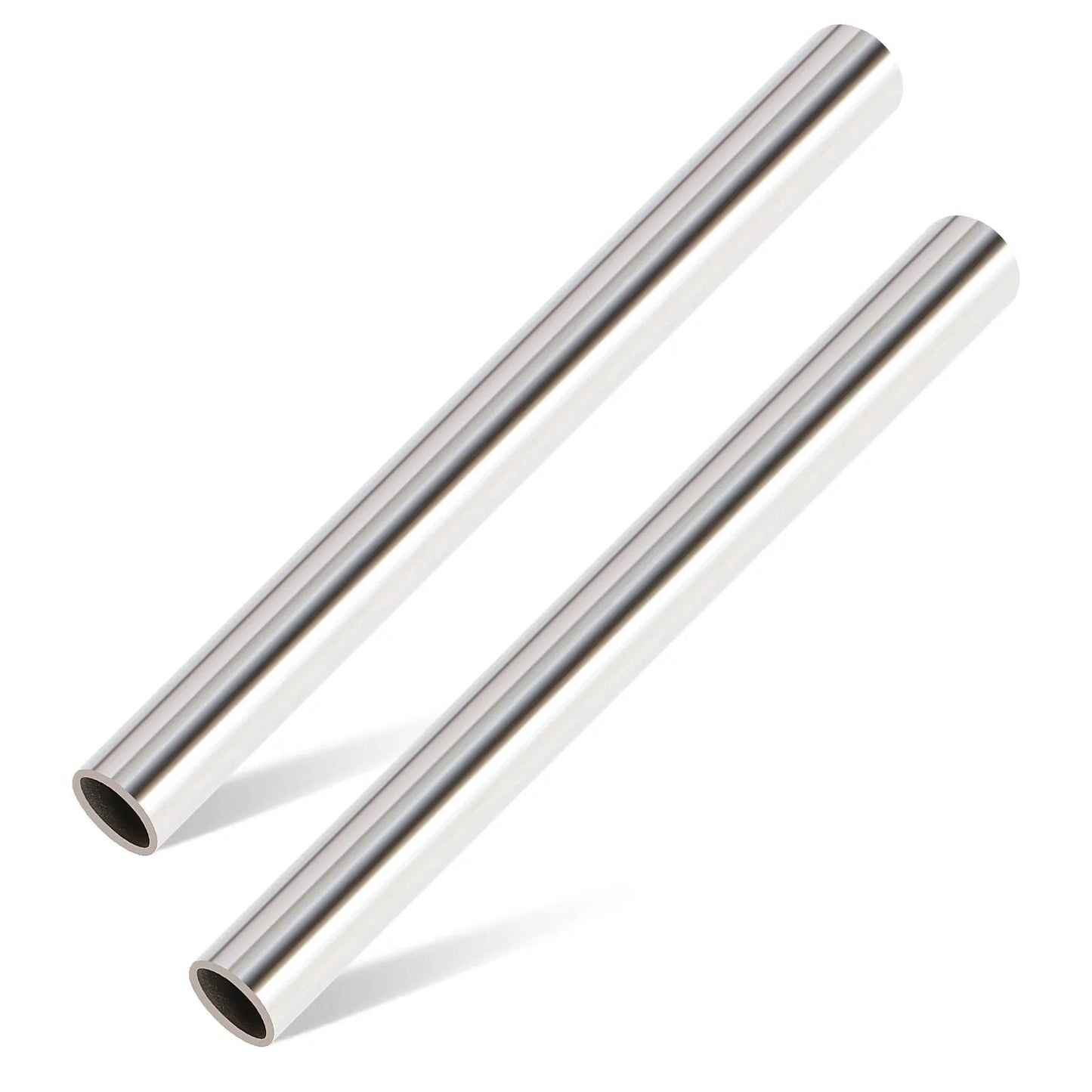 304 Stainless Steel Round Tube 0.06 Inch Wall 12 Inch Length Weldable Rustproof Pipe For Construction Fitness Handrails Crafts DIY Projects Two Pack Seven Eighths Inch Outer Diameter