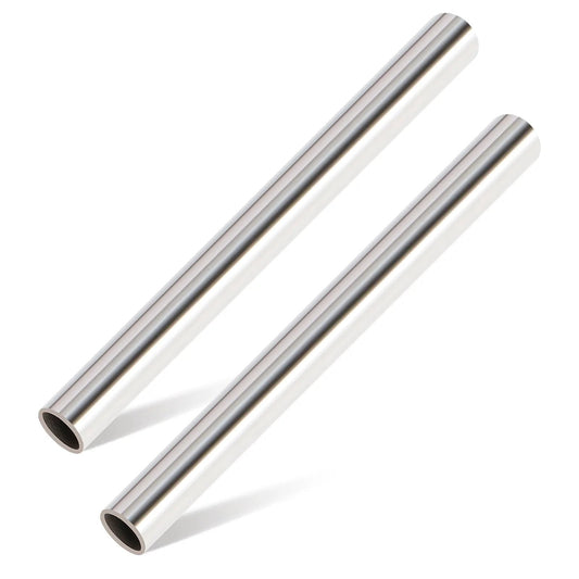 304 Stainless Steel Round Tube 0.06 Inch Wall 12 Inch Length Weldable Rustproof Pipe For Construction Fitness Handrails Crafts DIY Projects Two Pack Seven Eighths Inch Outer Diameter