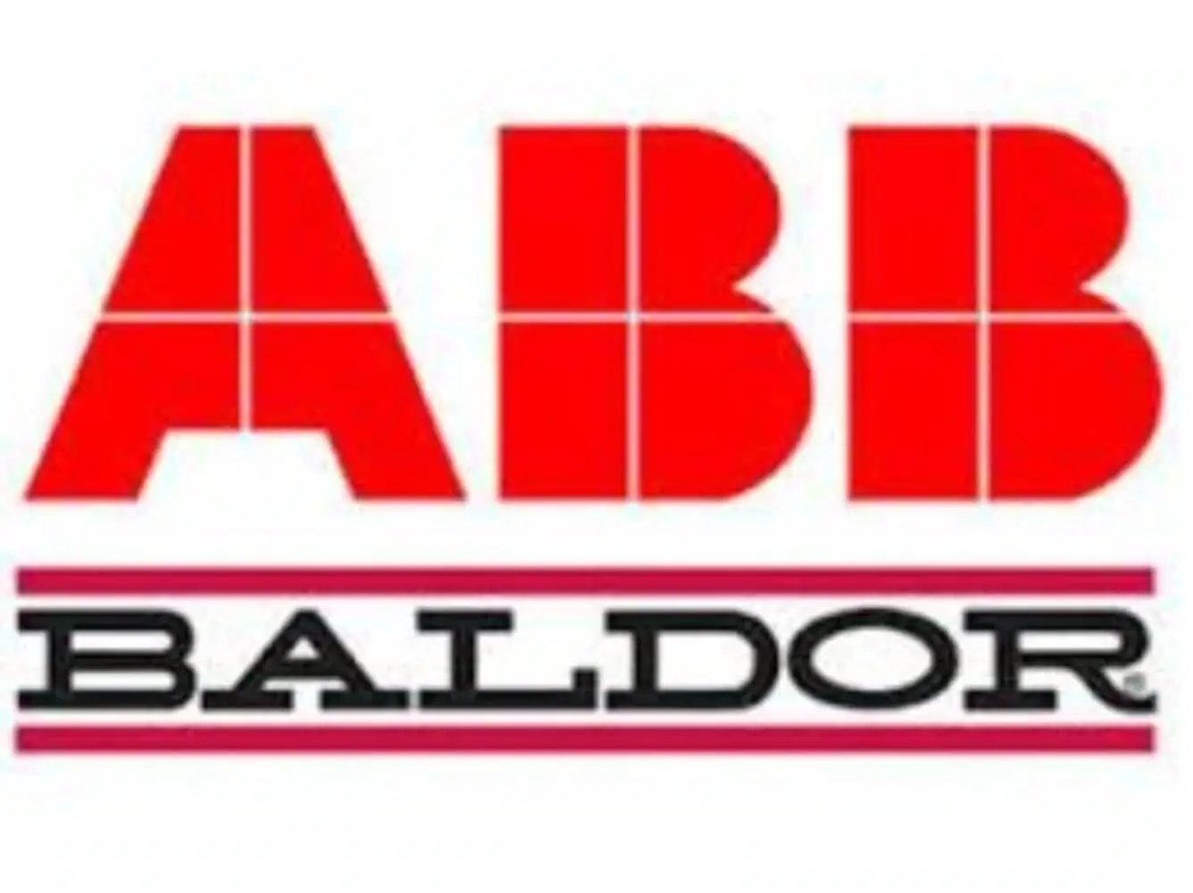 ABB Baldor logo for Single Unit General Purpose 3-Phase AC Motor, 3 HP, 182TC Frame, TEFC Enclosure, 1760 RPM, 60Hz, 208-230/460V
