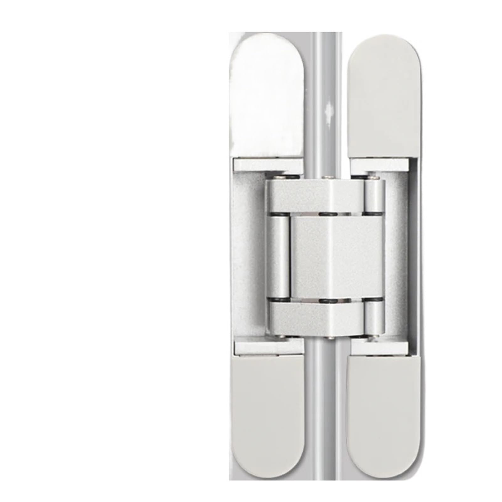 2 Pack Invisible Door Hinges For Outward Opening Doors With Hidden Three Dimensional Adjustable Cross Hinge 180 Degree Swing Wood Door Hardware Silver 177 28