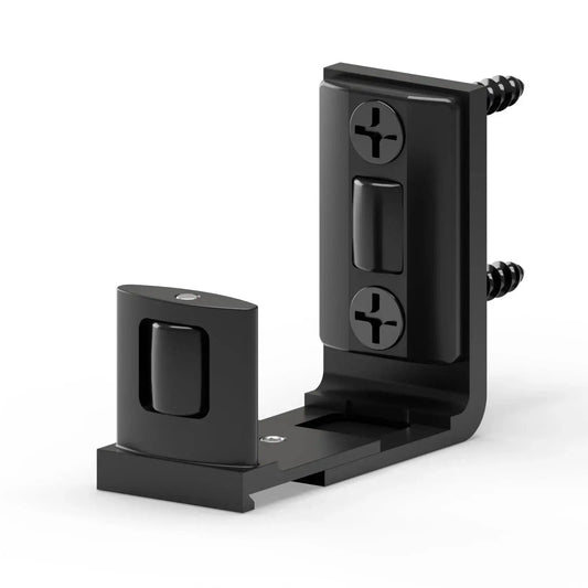 Sliding Barn Door Bottom Floor Guide With Adjustable U Shape Flush Design, Aluminum Alloy Construction With Smooth Nylon Rollers, Wall Mounted