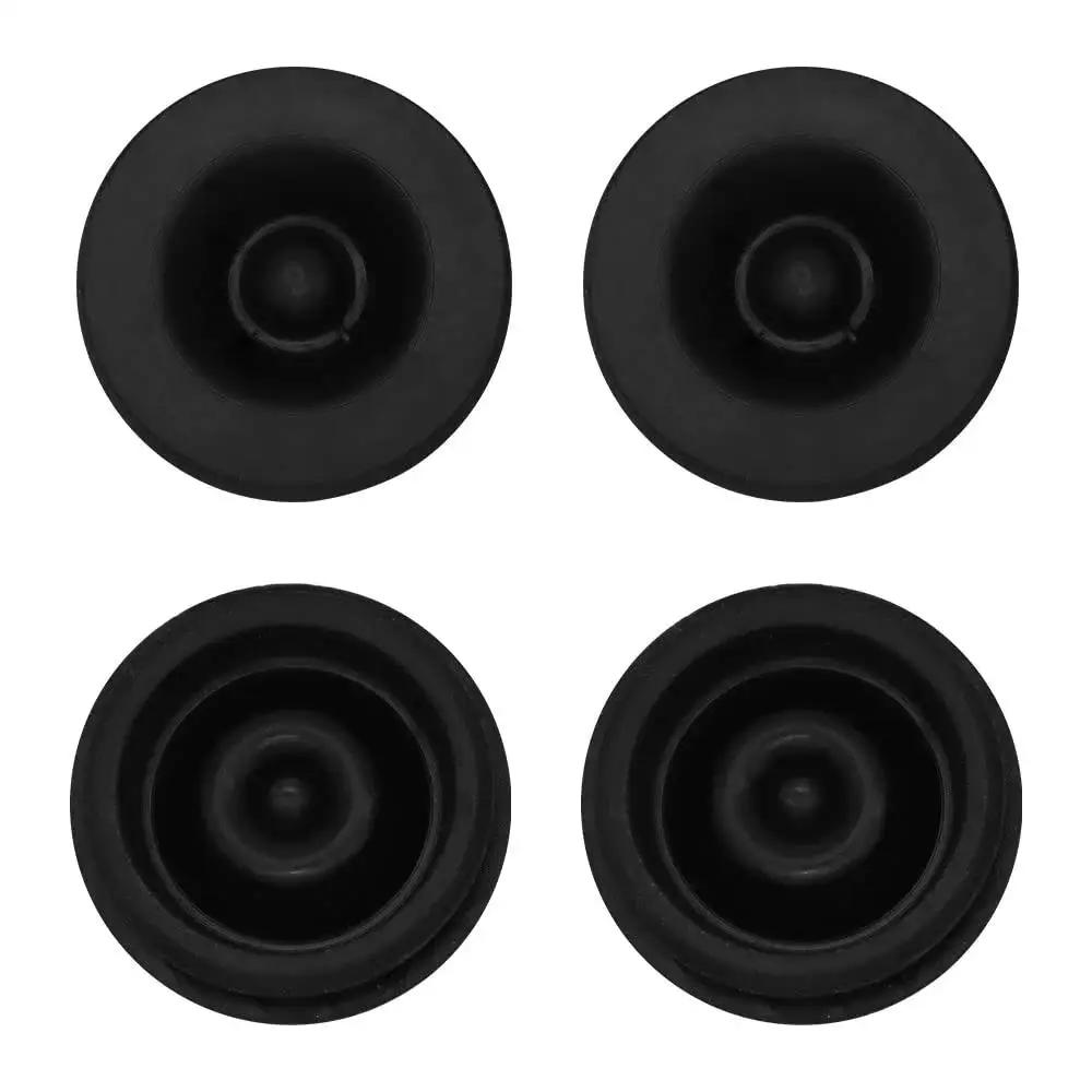 Top view of 4 Pack Trailer Hub Cap Rubber Plugs For 1.98 Inch Hubs Durable Dust Caps And Grease Plugs For Dexter EZ Lube And Standard Axles