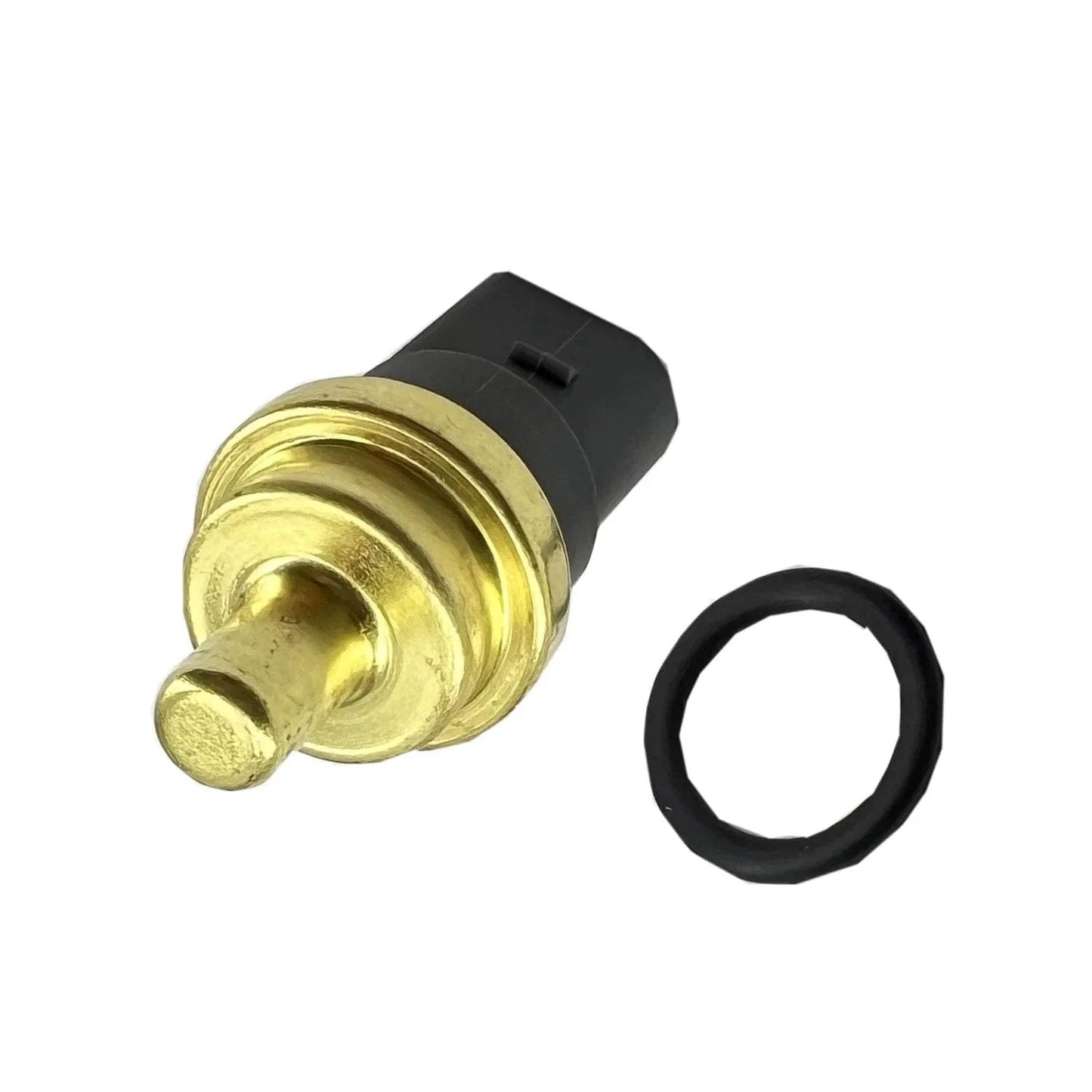 Coolant Temperature Sensor 1580784 For Audi And VW Cars Like A3 A4 A5 A6 A8 Quattro Q3 Q5 Q7 R8 S4 S5 TT TTS Beetle Golf GTI Passat Direct Fit Replacement Keeps Your Ride Running Cool And Easy Install metal sensor with black connector ring