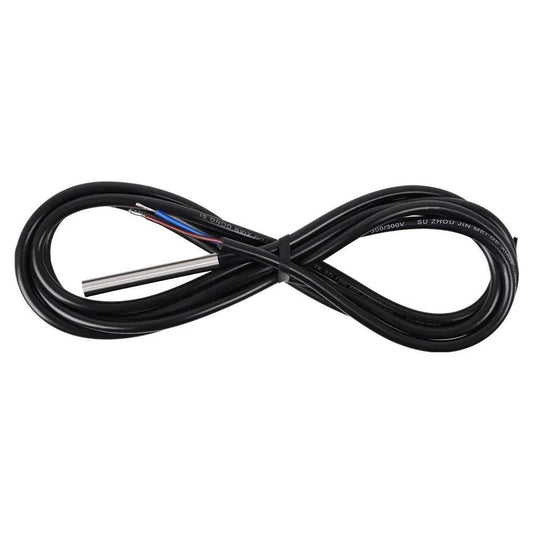 Coiled Go To Battery Temperature Sensor For Solar Charge Controllers With Outdoor Ready 118 Inch Cable Compatible With Adventurer Wanderer Rover