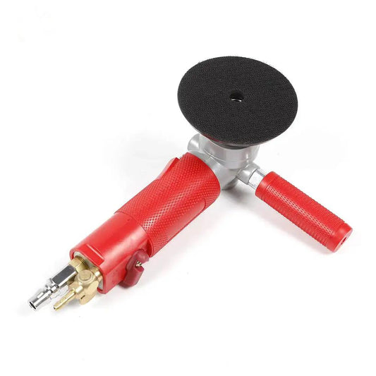 Pro Grade 4 Inch Water Jet Pneumatic Grinder Wet Polisher For Marble Jade Stone Granite Concrete Floor Sander With Copper Water Nozzle