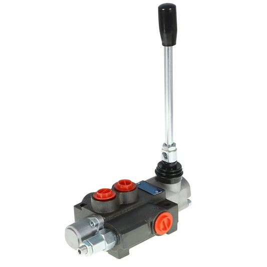 Heavy Duty 1 Spool Hydraulic Valve For Loaders With 3600 PSI Relief And 11 GPM Flow, cast iron directional control valve with lever