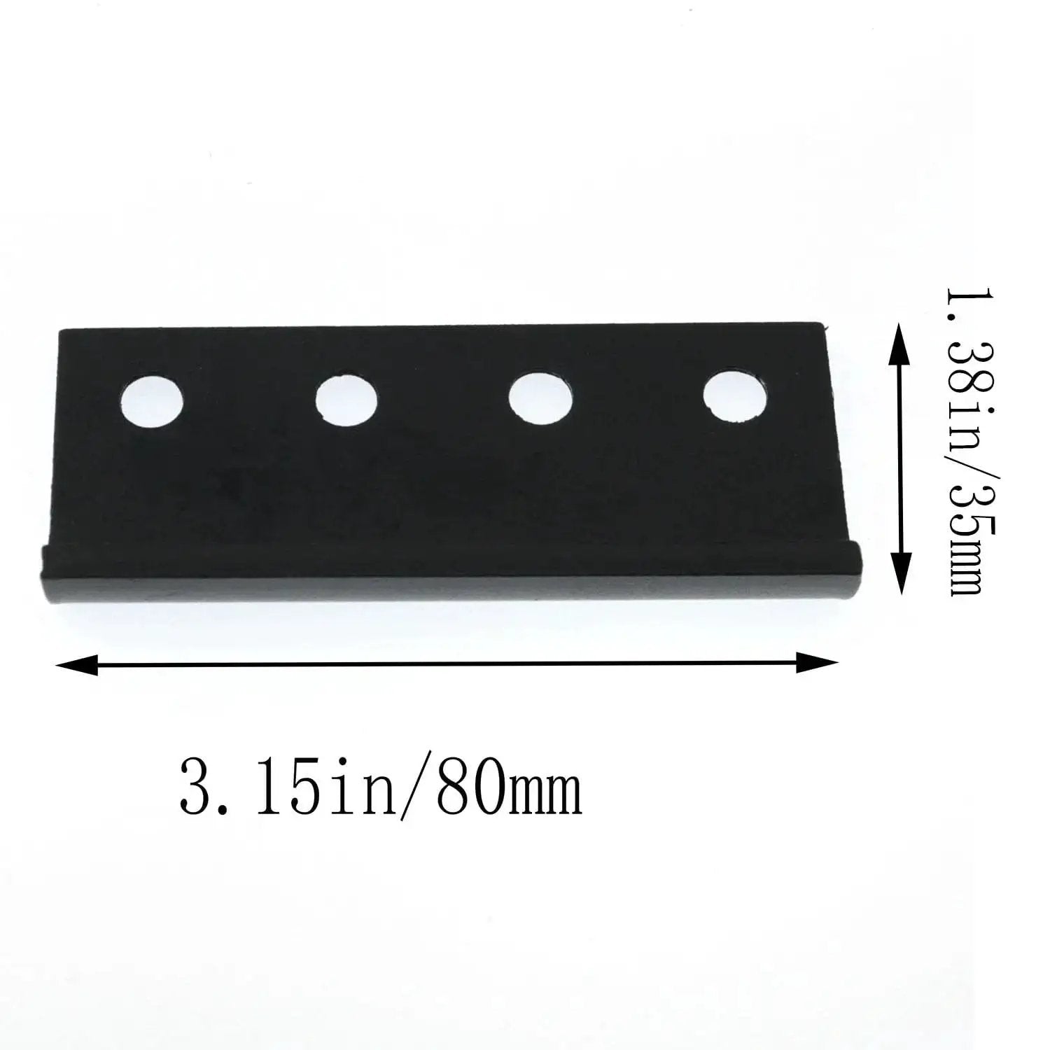 Durable Carbon Steel L Shaped Rail Connector For Sliding Barn Door Tracks L Rail Adapter Reliable Home Improvement Hardware