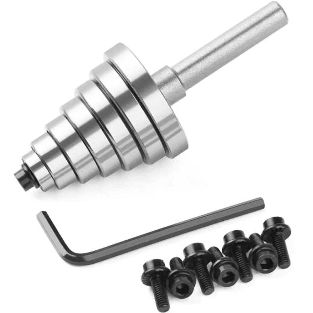 Rabbet Router Bit Bearing Replacement Kit With Seven Top Mounted Bearings For Depth Control And Quick Swaps Includes Inner Diameter Three Sixteenths Inch And Outer Diameters Up To One And One Eighth Inches Plus Hex Keys And Screws Wolfride.