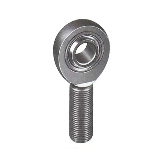 XM Series Heavy Duty 5/8 In Bore Right Hand Male Rod End with 3/4-16 RH Thread, Steel Zinc Oxide Finish, front view