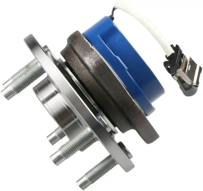 Front wheel hub and bearing assembly 513121X2 ABS sensor, 5 lug for Chevrolet and Pontiac 2WD 4WD, side view