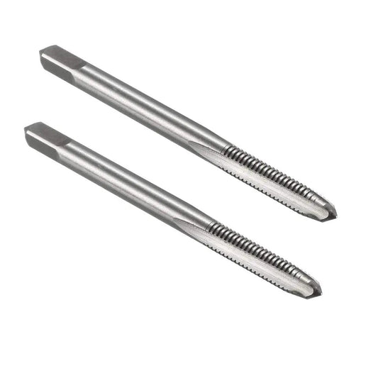 M4 X 0.7mm High Speed Steel Machine Tap 3 Flute Straight Taps for cutting and repairing threads, pack of 2, DIY metalworking tool set