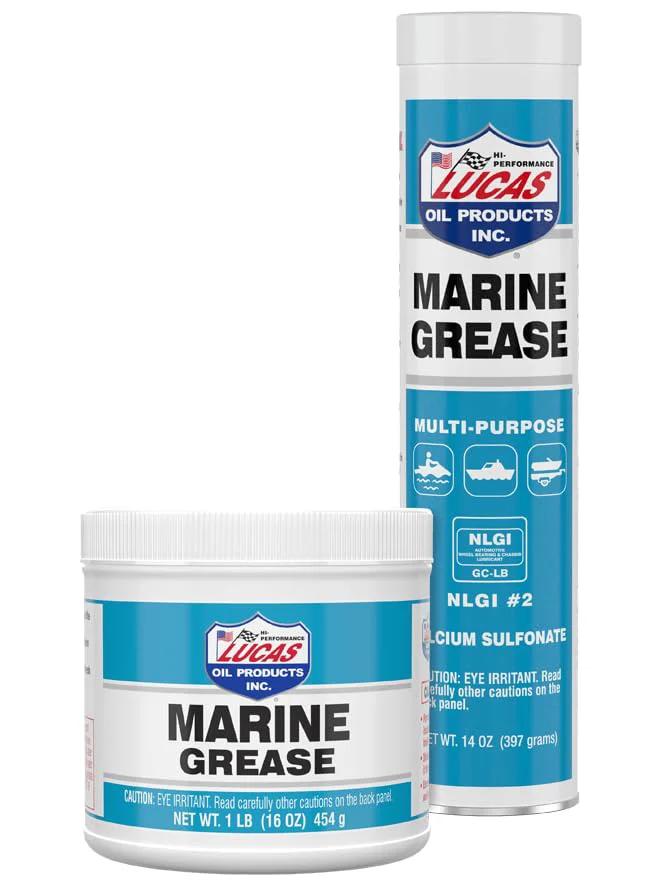 Universal Marine Grease For Trailers And Outboards With Extreme Pressure, High Temperature Stability, And Sticky Adhesive Formula