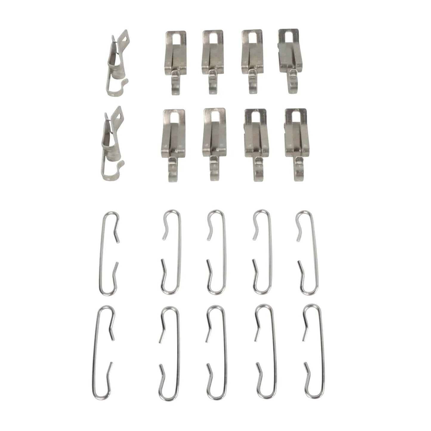 Roof De Icing Heating Cable Clip Spacer Kit With Aluminum Hooks For Installing Heat Tape 25 Pack Durable Rust Resistant Clips