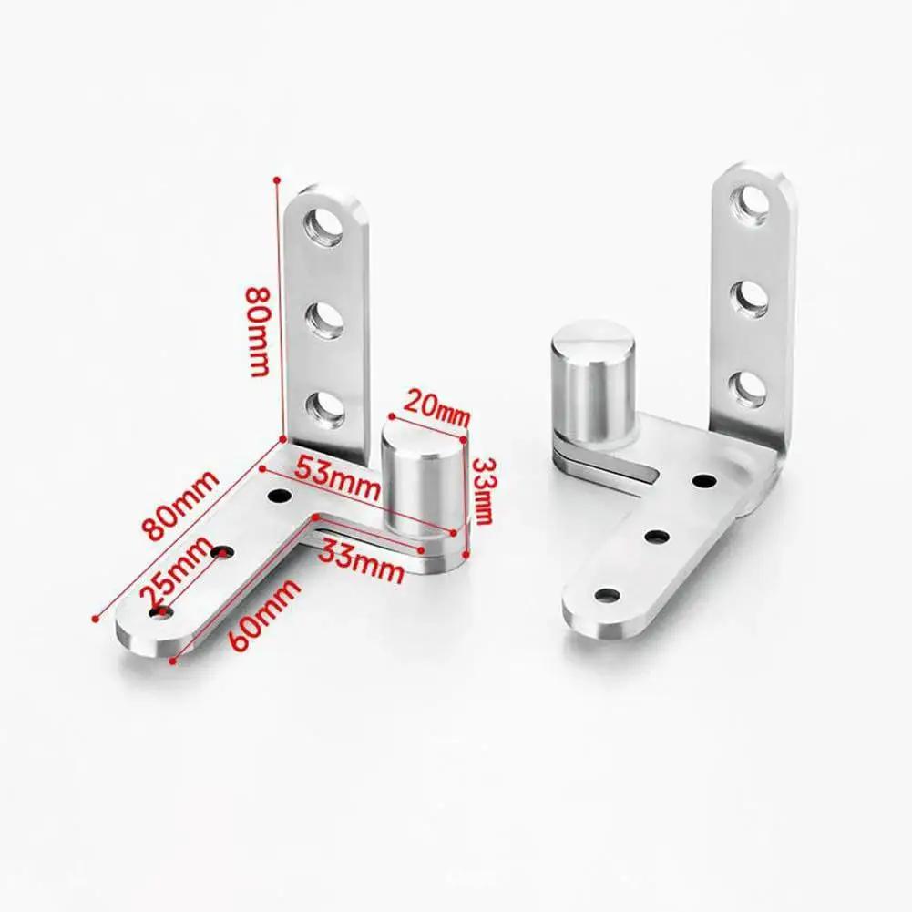 Stainless Steel Floor Pivot Hinge For Heavy Wooden Doors With Concealed Hidden Revolving Design And High Load Bearing Capacity 80 By 80 Mm Silver And Black Finish Durable Heavy Duty Hardware KoiLykke, shown in detailed measurement view