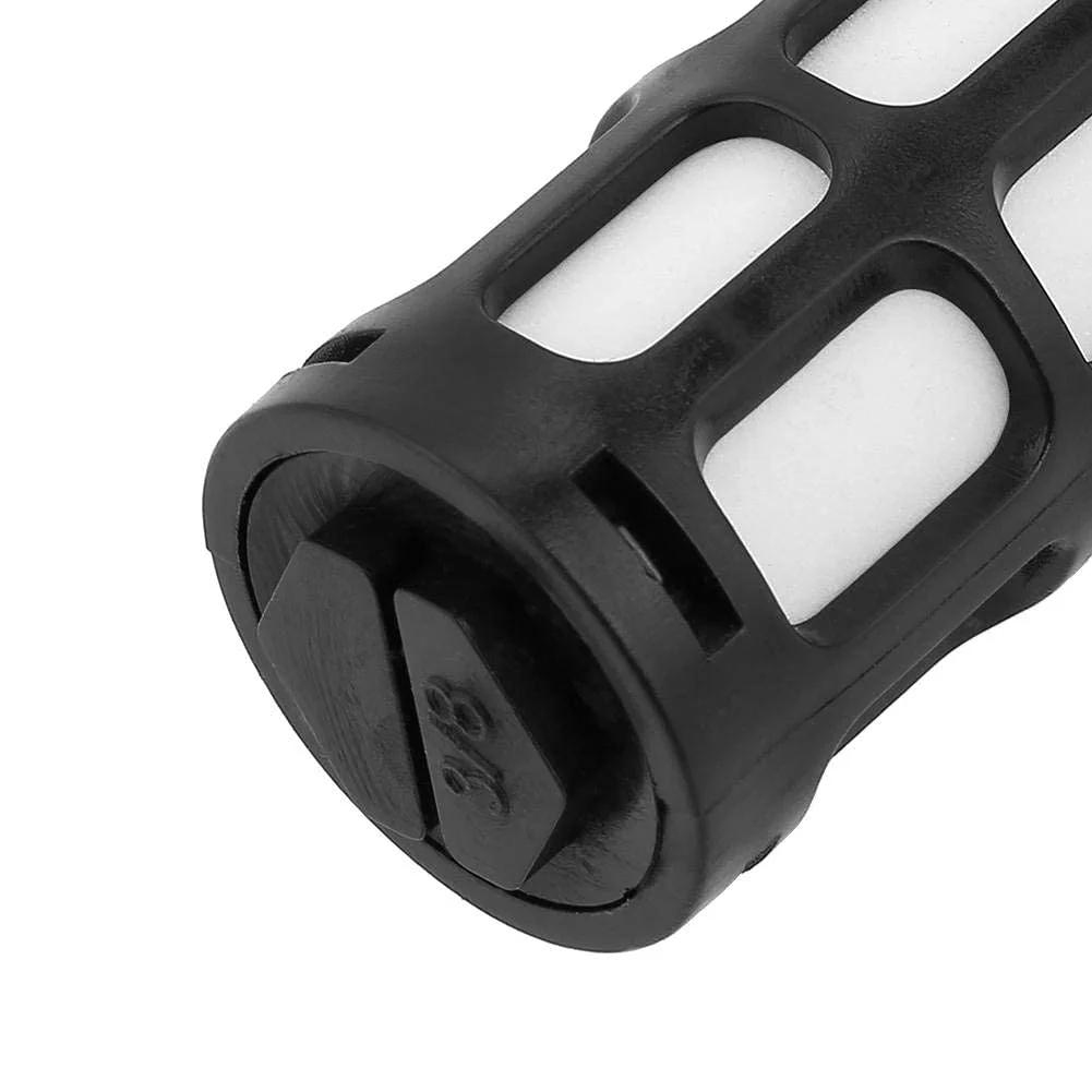 Close-up of CV-20HS Vacuum Generator Pneumatic Exhaust Air Ejector With Silencer showing precision threads and aluminum alloy build.