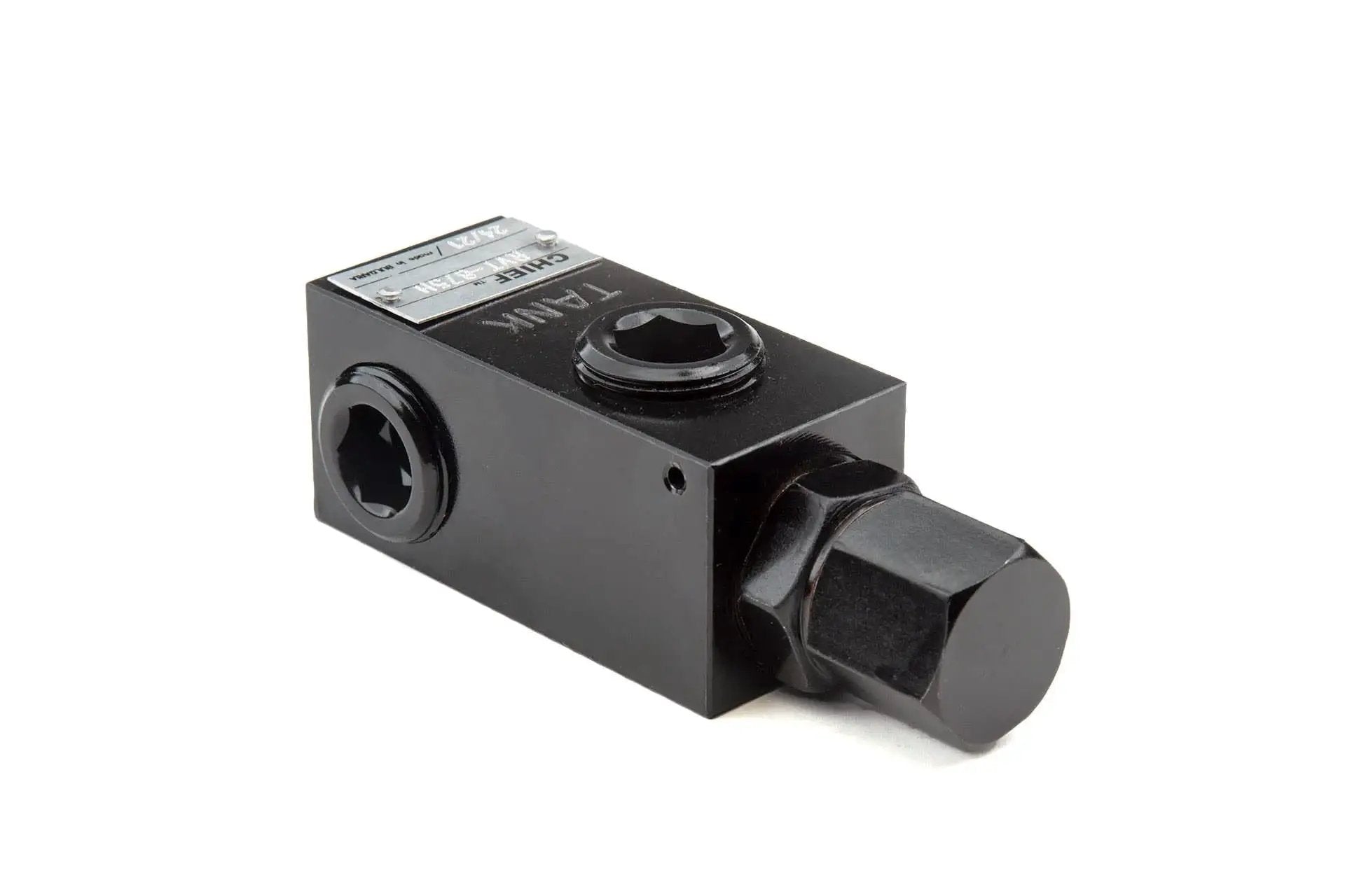 Adjustable Hydraulic Relief Valve For High Pressure Systems 1000–2500 PSI 16 GPM Flow Half Inch NPTF Port Alloy Steel Body