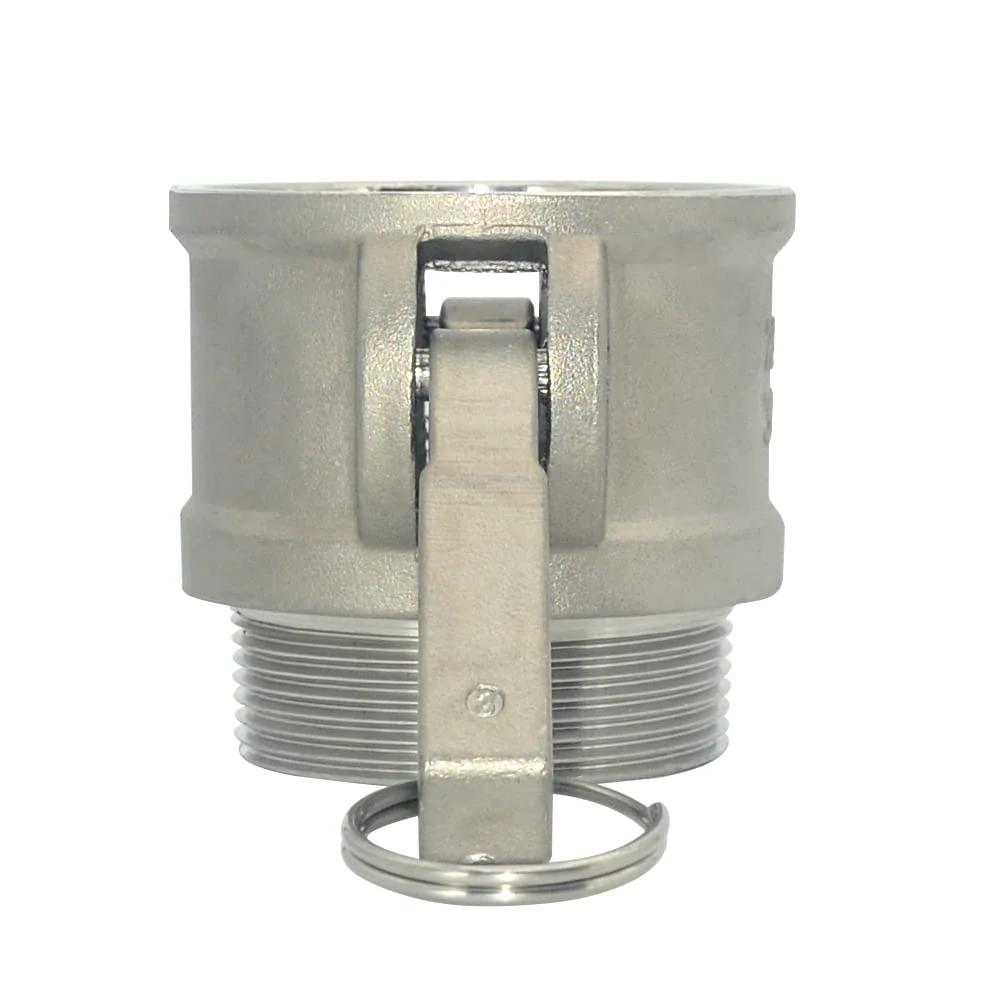 2 Inch Type B Camlock Trash Pump Adapter Female Camlock To Male Pipe Threads Stainless Steel 316 Heavy Duty Connector