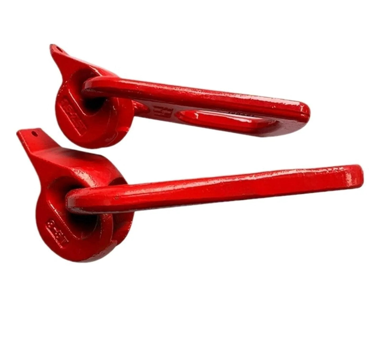 Precast Concrete Lifting Clutch With Steel Lifting Ring And Multi Specification Ring Panel Device Red Finish, front view
