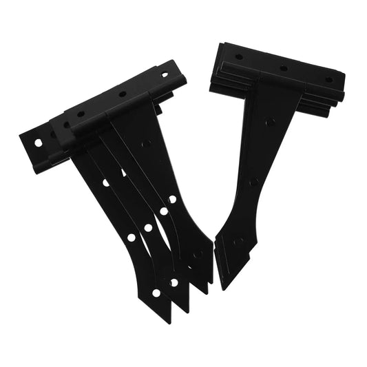 Heavy Duty Iron Cabinet Hinges 8 Pack For Residential Doors with high load bearing capacity and smooth burr-free edges.