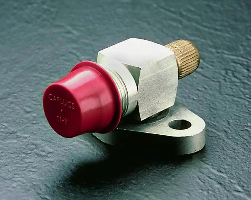 Tapered Red LDPE Cap And Plug For Protective Closures In T Series EZ Remove Dust And Moisture Seals Fits MIL Spec SAE Fittings