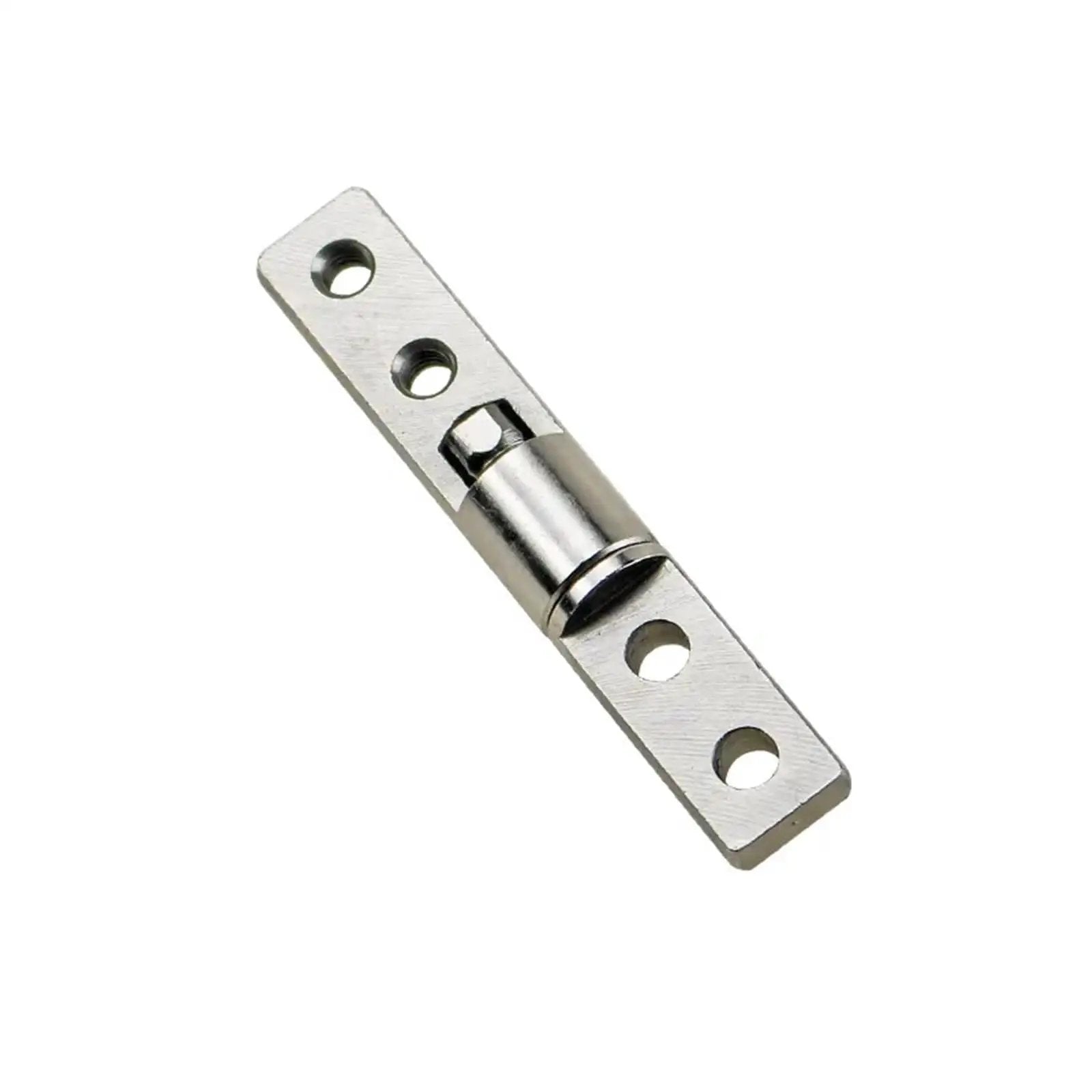 Constant Torque Position Control Hinge 10x57mm Concealed Damping Rotary Shaft Gate Hinge Heavy Duty Hardware Silver Finish
