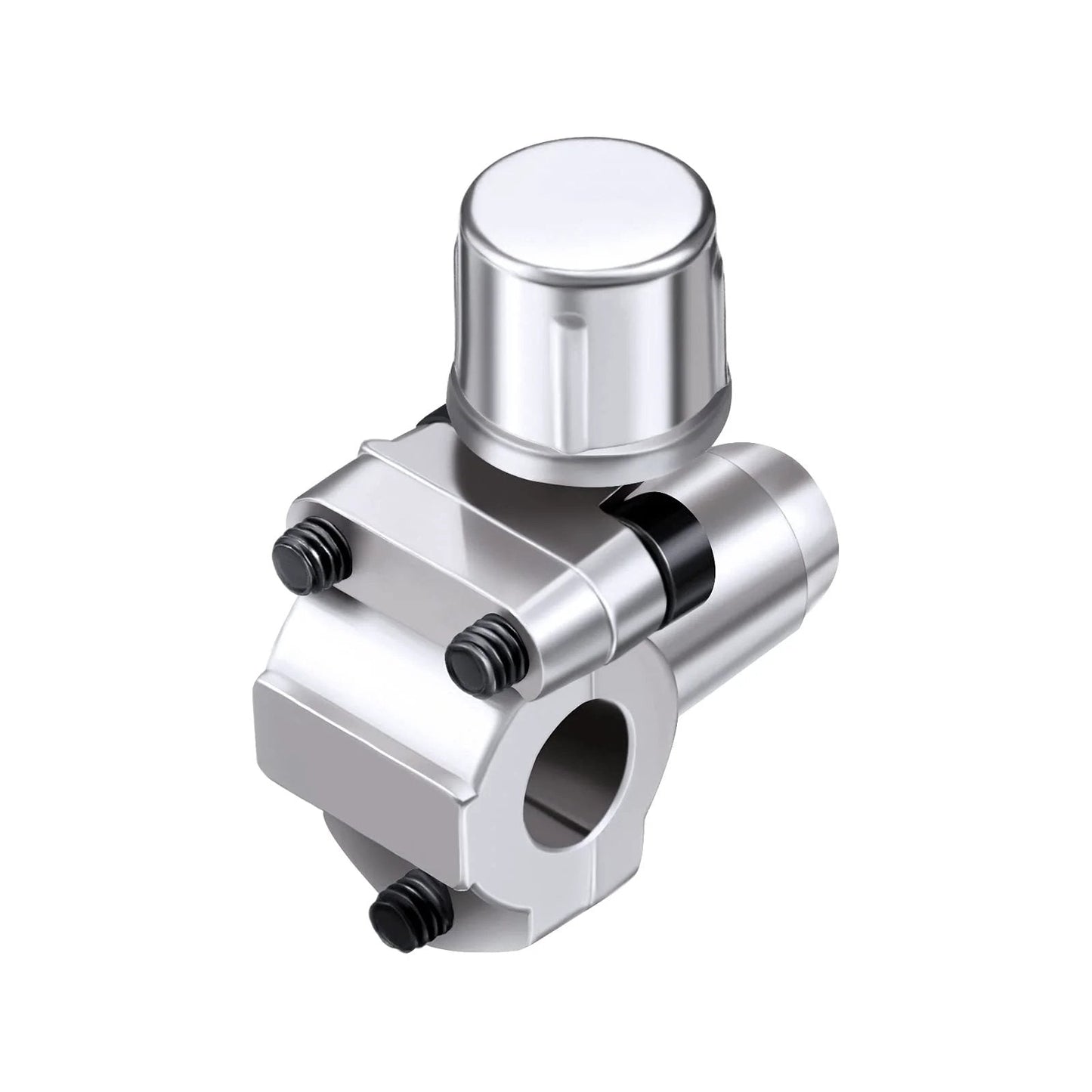 Close-up of BPV-31 Bullet Piercing Tap Valve Kit For Refrigerator Lines showing metal construction and valve mechanism.