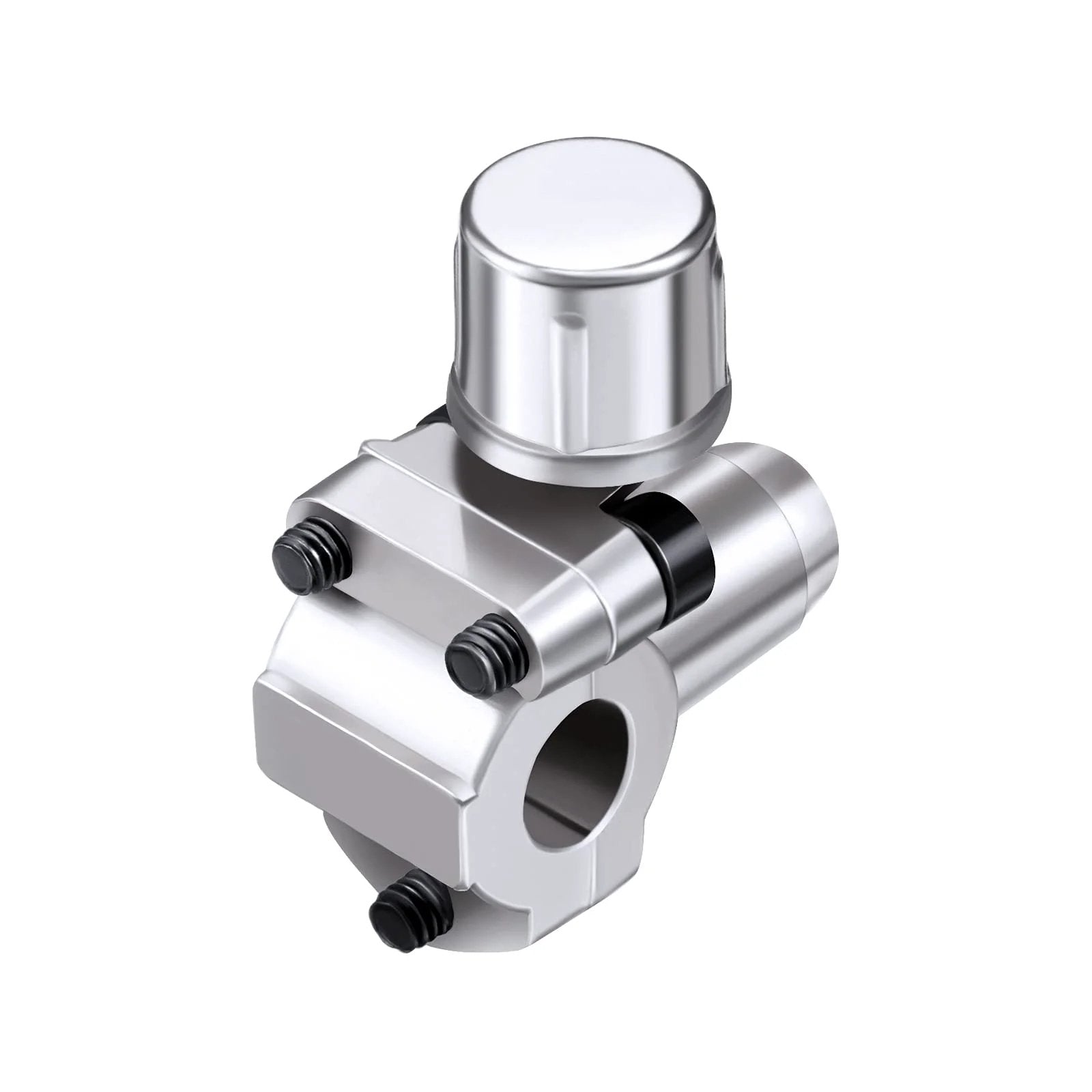 Close-up of BPV-31 Bullet Piercing Tap Valve Kit For Refrigerator Lines showing metal construction and valve mechanism.