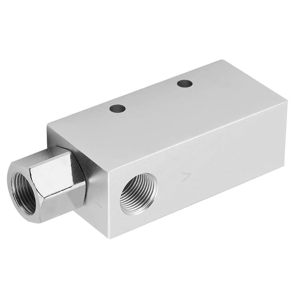 CV25HS Vacuum Generator Ejector For Pneumatic Systems With 1.5 Millimeter Nozzle And Rp One Quarter Inch Thread Diameter Aluminum Alloy Construction
