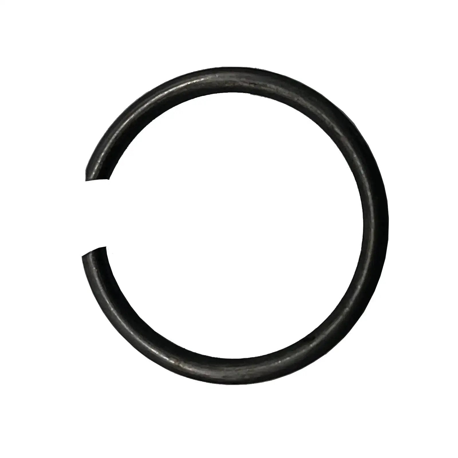 Upper Steering Column Snap Ring For General Motors Cars 1967 1995 ST2000Z, black metal ring, front view