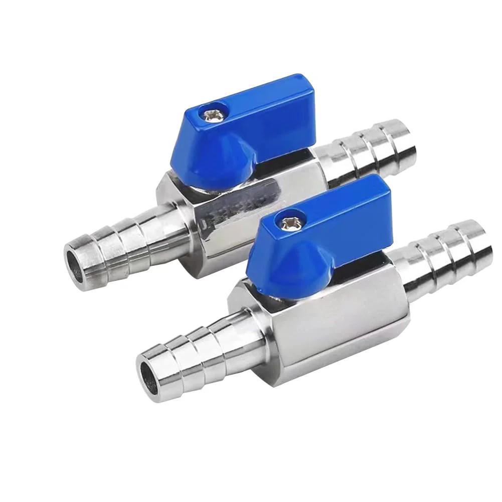 Heavy Duty Stainless Steel Shut Off Valve Three Eighths Inch Hose Barb Ball Valve For Water Fuel Air Applications Tough As Nails