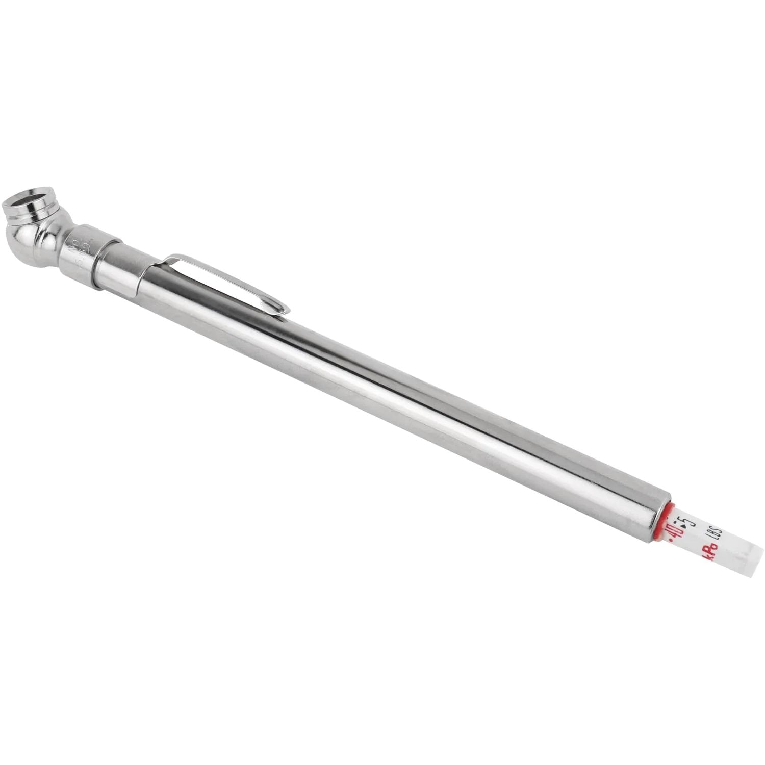 Pencil Tire Pressure Gauge For Cars With Built In Deflator Valve Brass Construction That Reads In PSI And KPa 5 To 50 PSI And 40 To 350 KPa Durable USA Made Milton