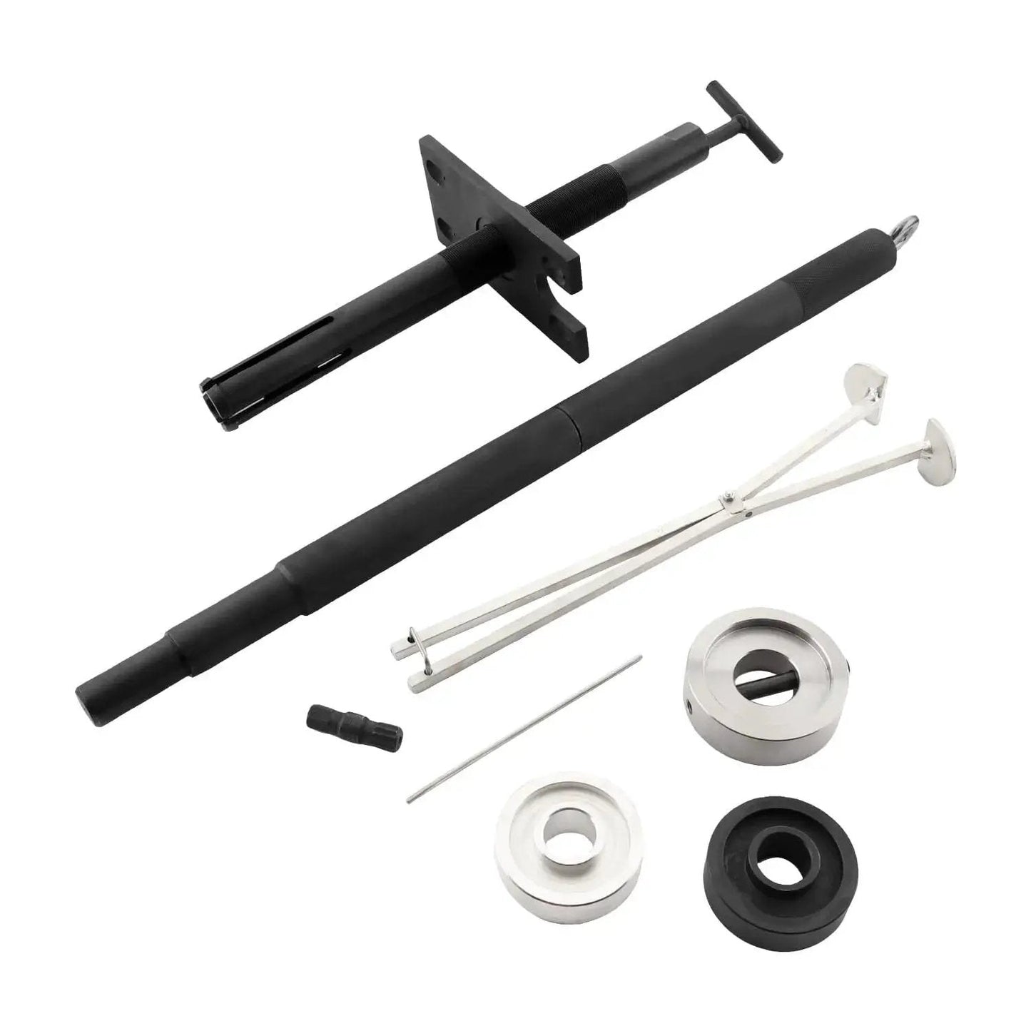 Gimbal Bearing Installer And Engine Alignment Tool For Mercruiser Alpha 1 MR Bravo OMC Cobra Volvo Outdrives parts displayed