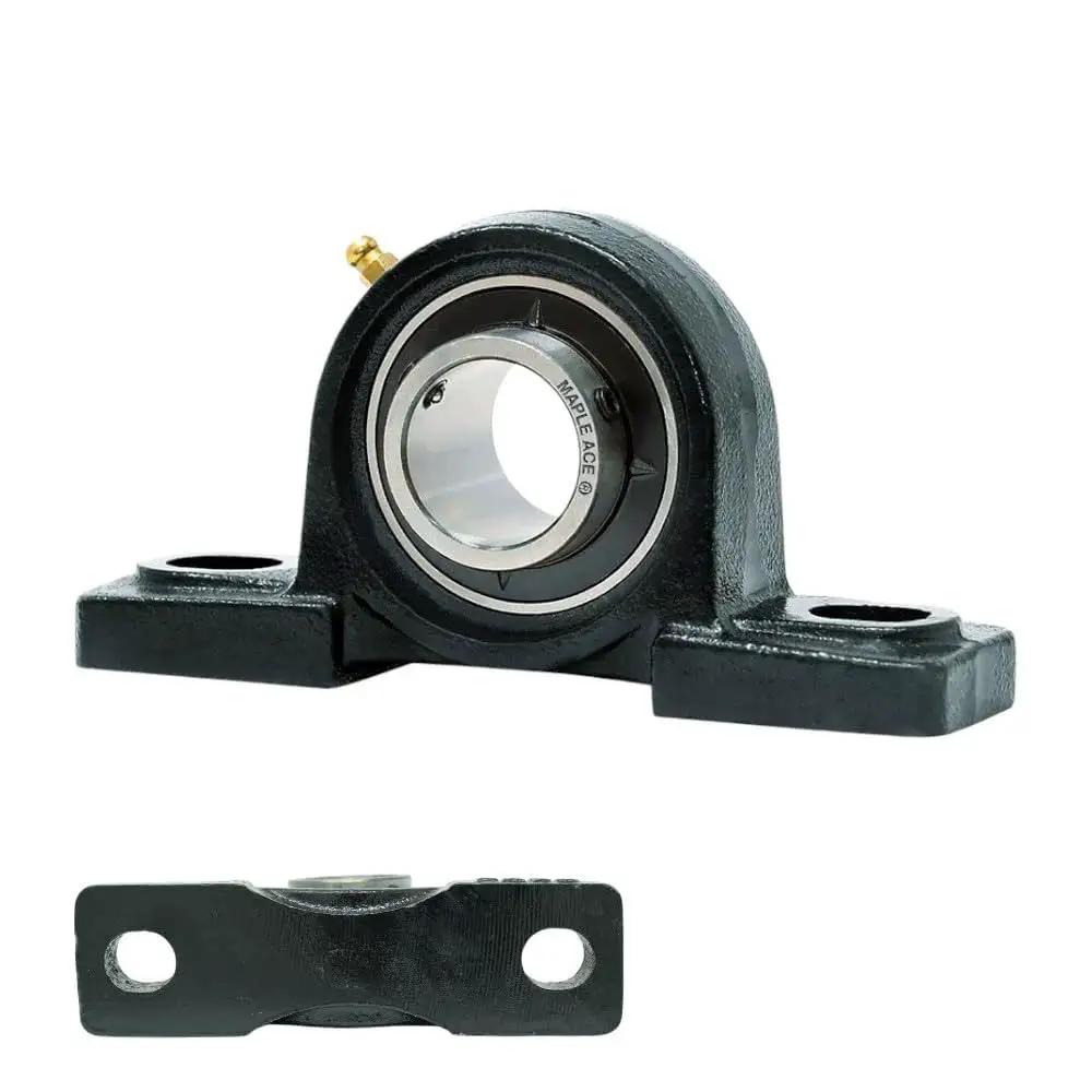 Heavy Duty Pillow Block Bearing With Two Inch Bore Self Aligning And Two Bolt Mount Solid Base for extreme climates