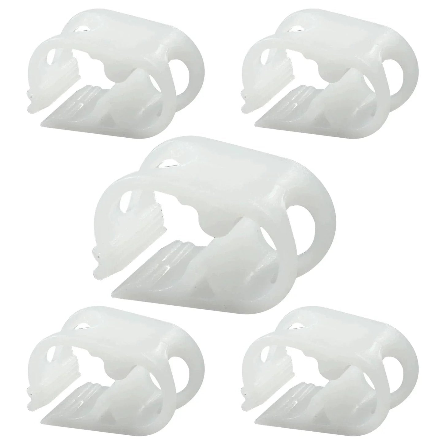 Five Pack Plastic Tubing Clamps For Lab Adjustable Tube Clamp Flow Control Hose Clamp Made Of POM Plastic Durable Elastic Clamp