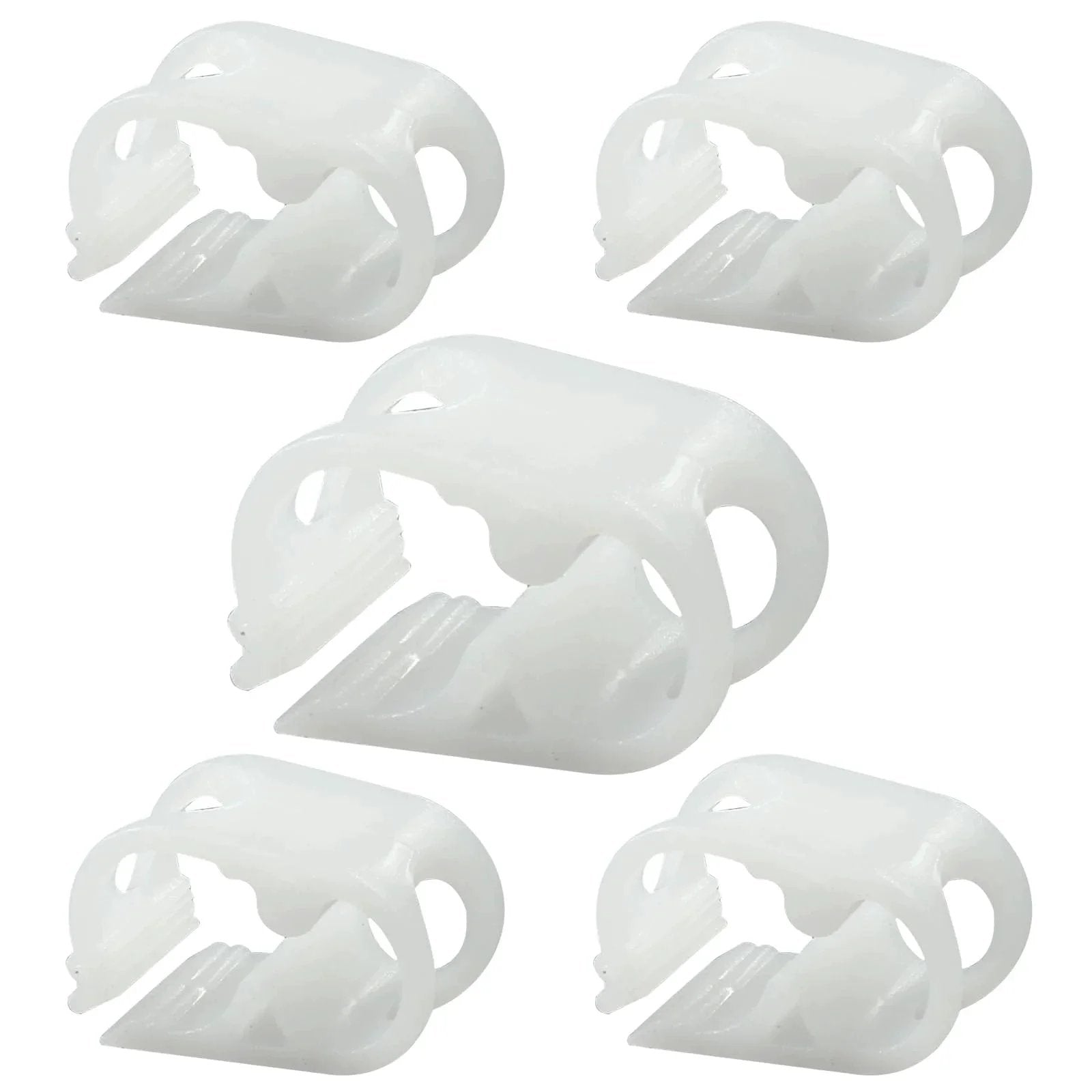 Five Pack Plastic Tubing Clamps For Lab Adjustable Tube Clamp Flow Control Hose Clamp Made Of POM Plastic Durable Elastic Clamp