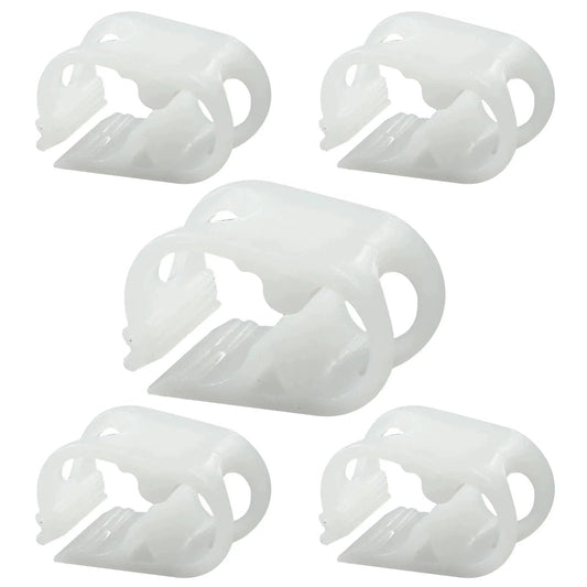 Five Pack Plastic Tubing Clamps For Lab Adjustable Tube Clamp Flow Control Hose Clamp Made Of POM Plastic Durable Elastic Clamp