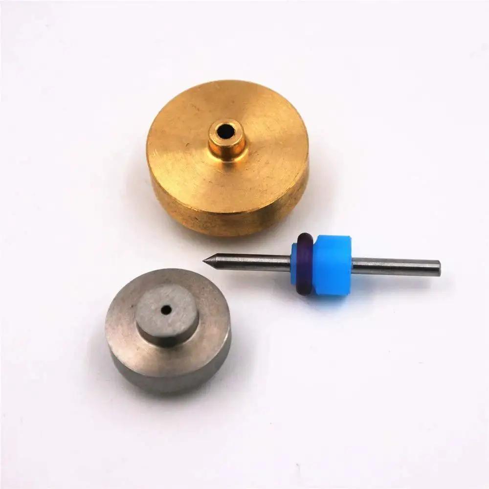 OmniJet III Repair Kit 104497 For Jet Edge Waterjet Machines, includes brass and steel valve parts and blue needle component