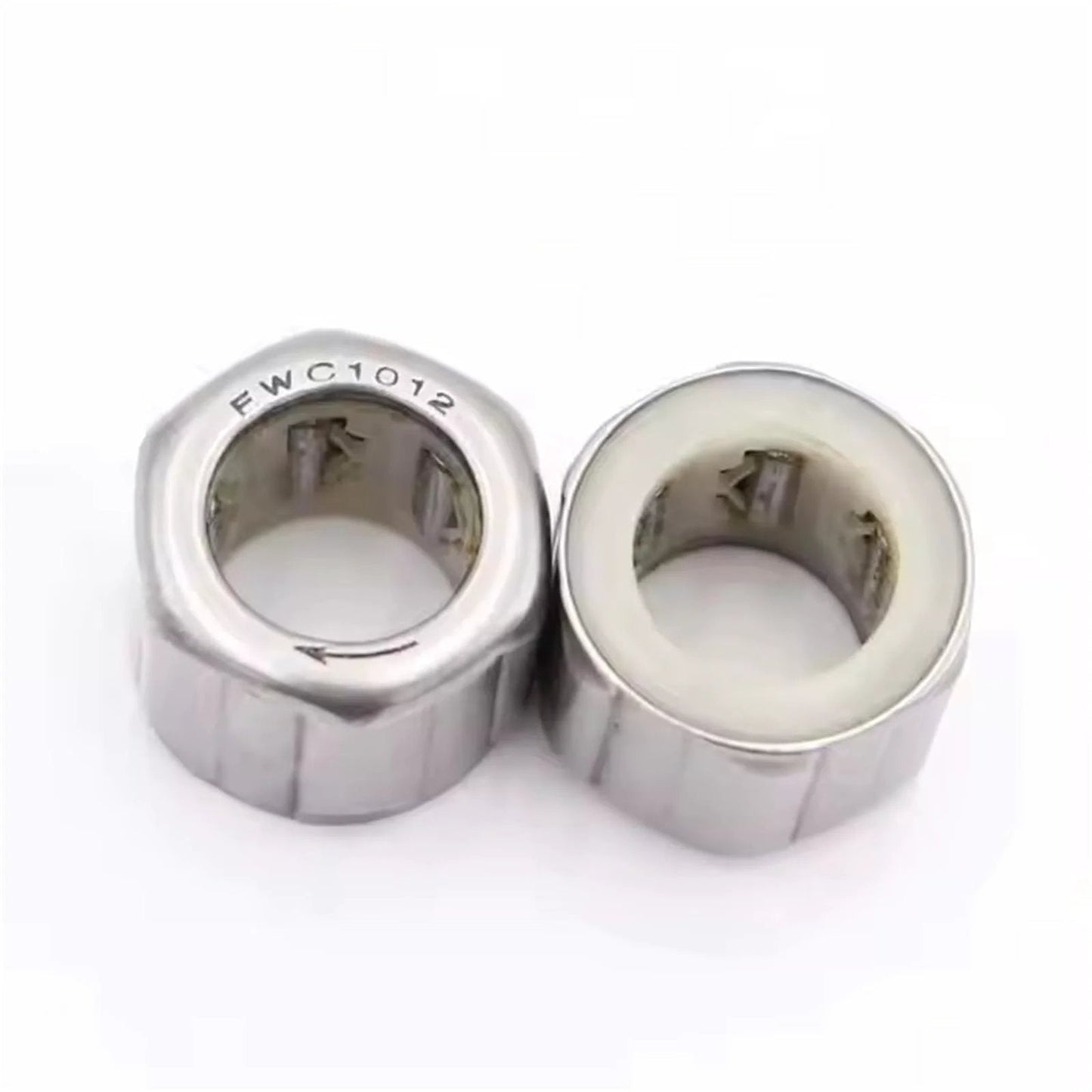 Two pieces of One Way Clutch Needle Roller Bearing Kit 12x18x9mm, 2 Pack Unidirectional Bearings With Steel Cage For Smooth Low Noise Axial Load Applications Dope Performance EWC1209