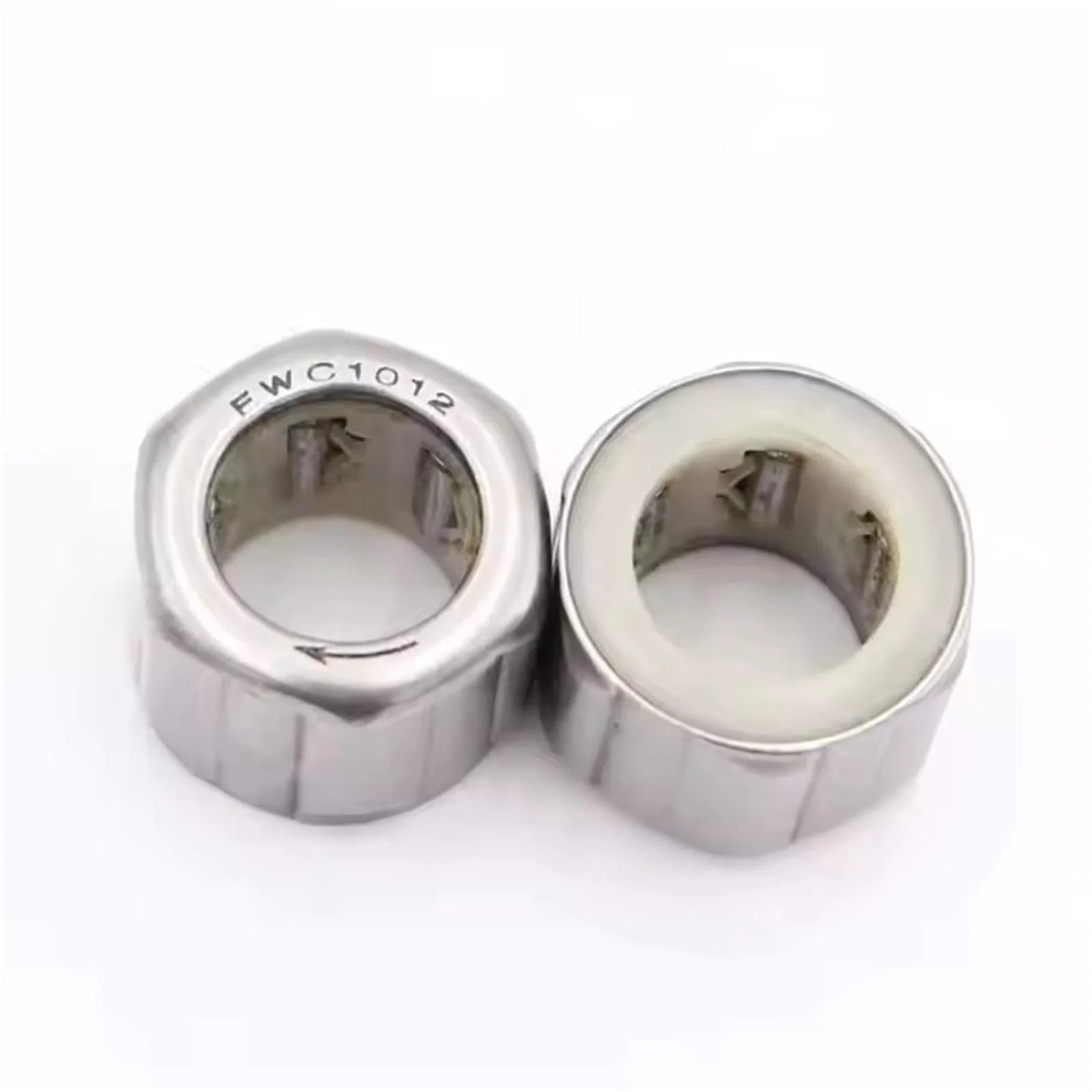 Two pieces of One Way Clutch Needle Roller Bearing Kit 12x18x9mm, 2 Pack Unidirectional Bearings With Steel Cage For Smooth Low Noise Axial Load Applications Dope Performance EWC1209